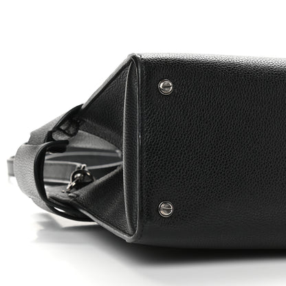 Givenchy Grained Calfskin Small Horizon Satchel Black 8 of 9