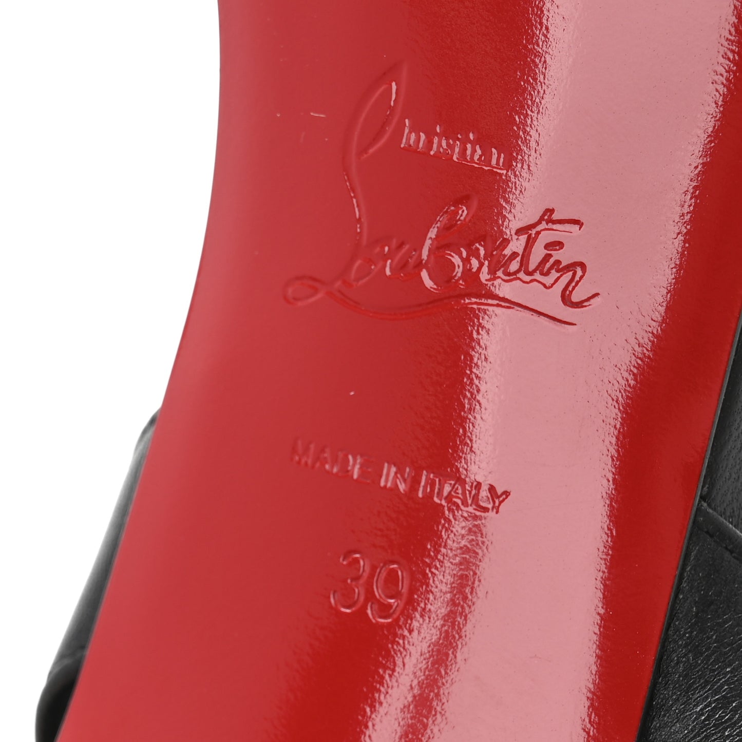 Calfskin O Marylin 85 Slingback Sandal Heels 39 Black