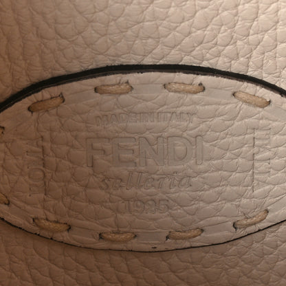 Fendi Vitello Granato Camoscio Selleria Macro Stitchings Medium Peekaboo I SEE U Satchel Camelia 6 of 11