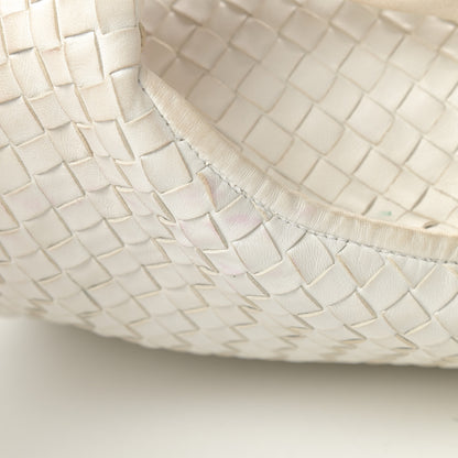 Bottega Veneta Nappa Intrecciato Maxi Veneta Hobo White 16 of 16