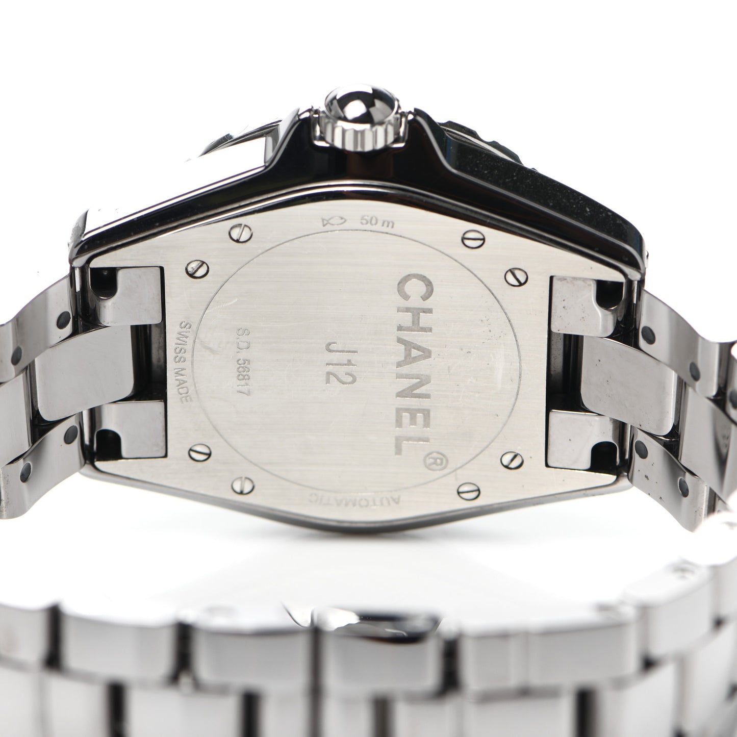 Titanium Ceramic Diamond Bezel 38mm J12 Automatic Watch