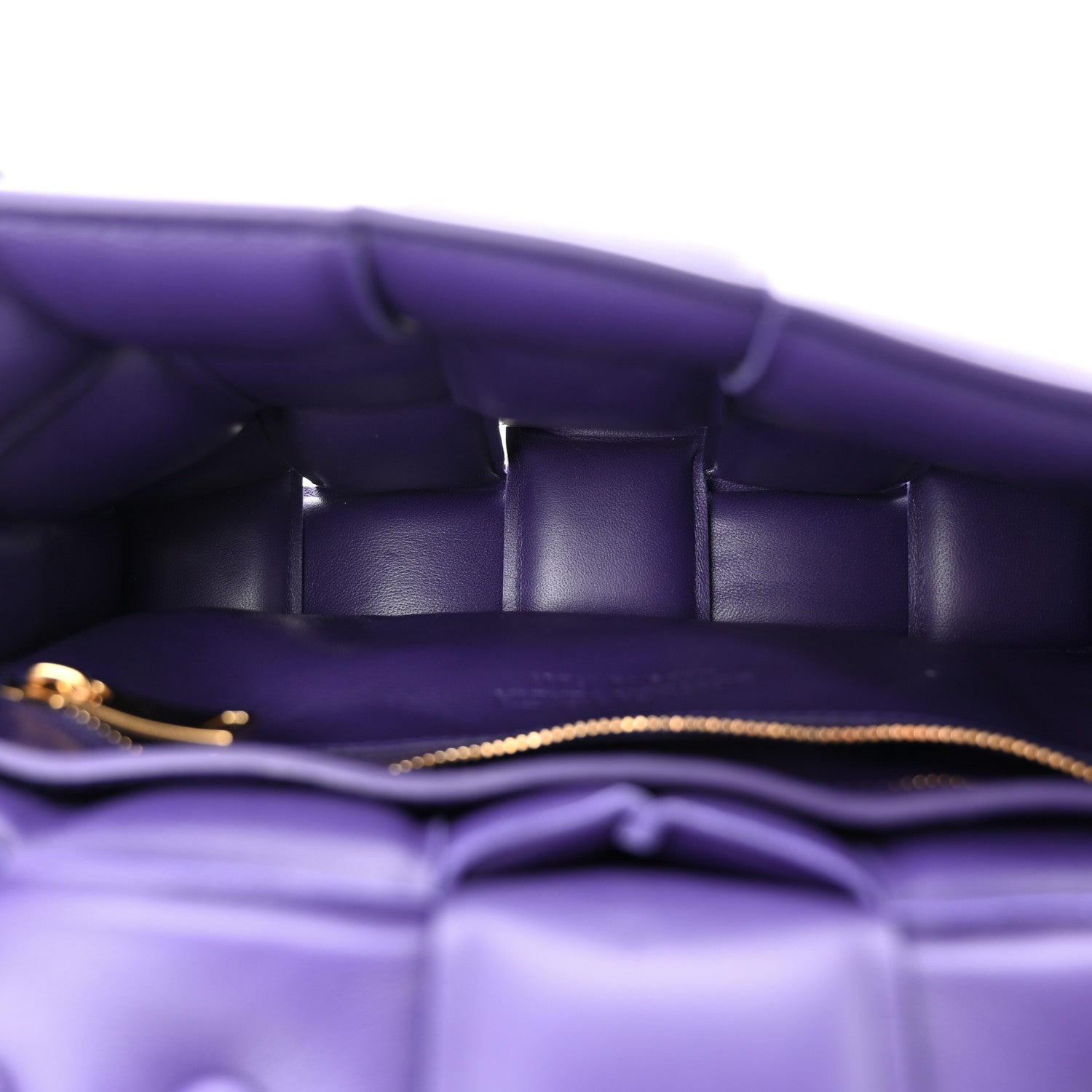 Bottega Veneta Lambskin Maxi Intreccio Padded Chain Cassette Crossbody Bag Unicorn 5 of 11