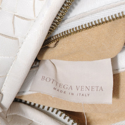 Bottega Veneta Nappa Intrecciato Flower Medium Veneta Hobo White 7 of 11
