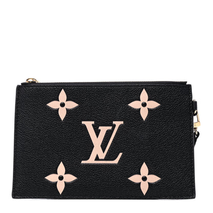Louis Vuitton Empreinte Monogram Giant Neonoe MM Pochette Black Beige 1 of 5