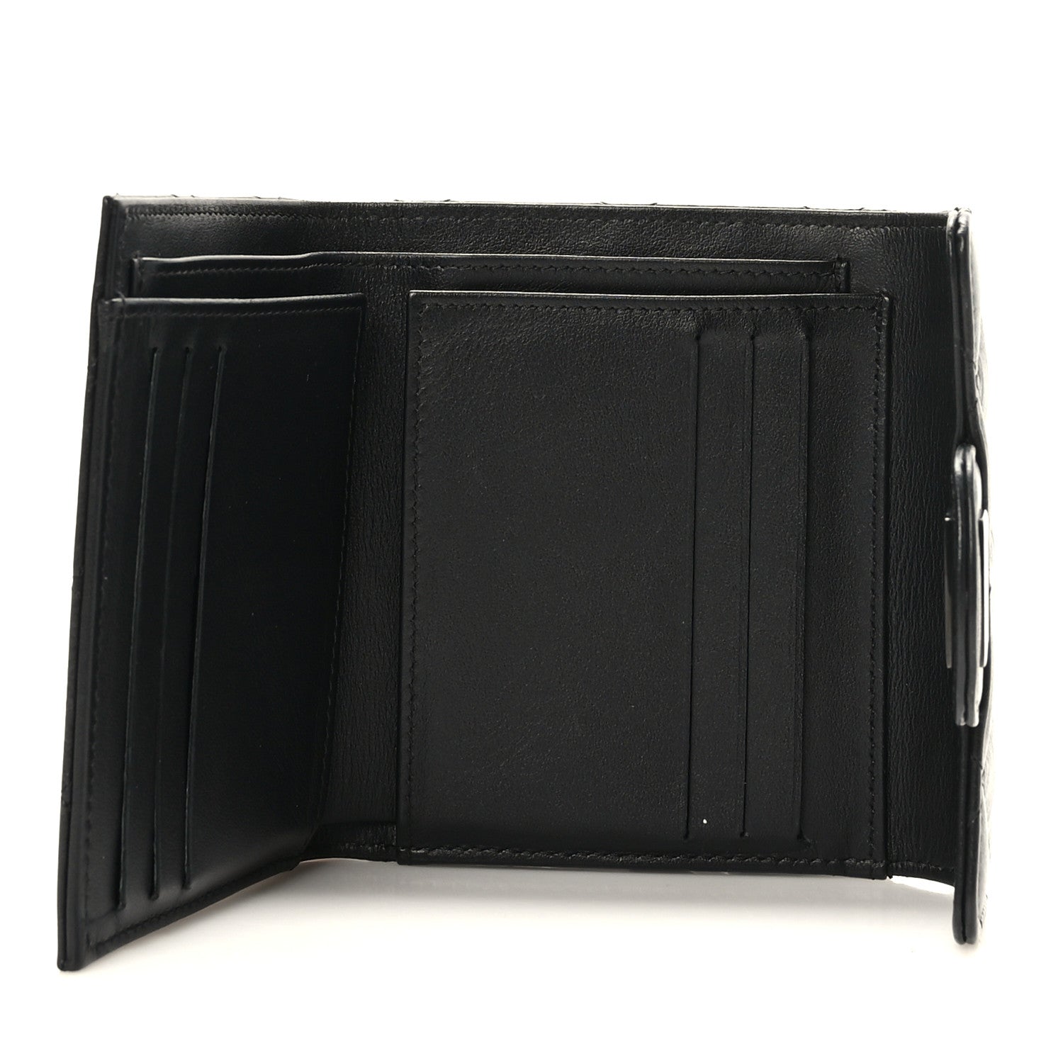 Chanel Aged Calfskin Quilted Reissue Compact Wallet So Black 5 of 8