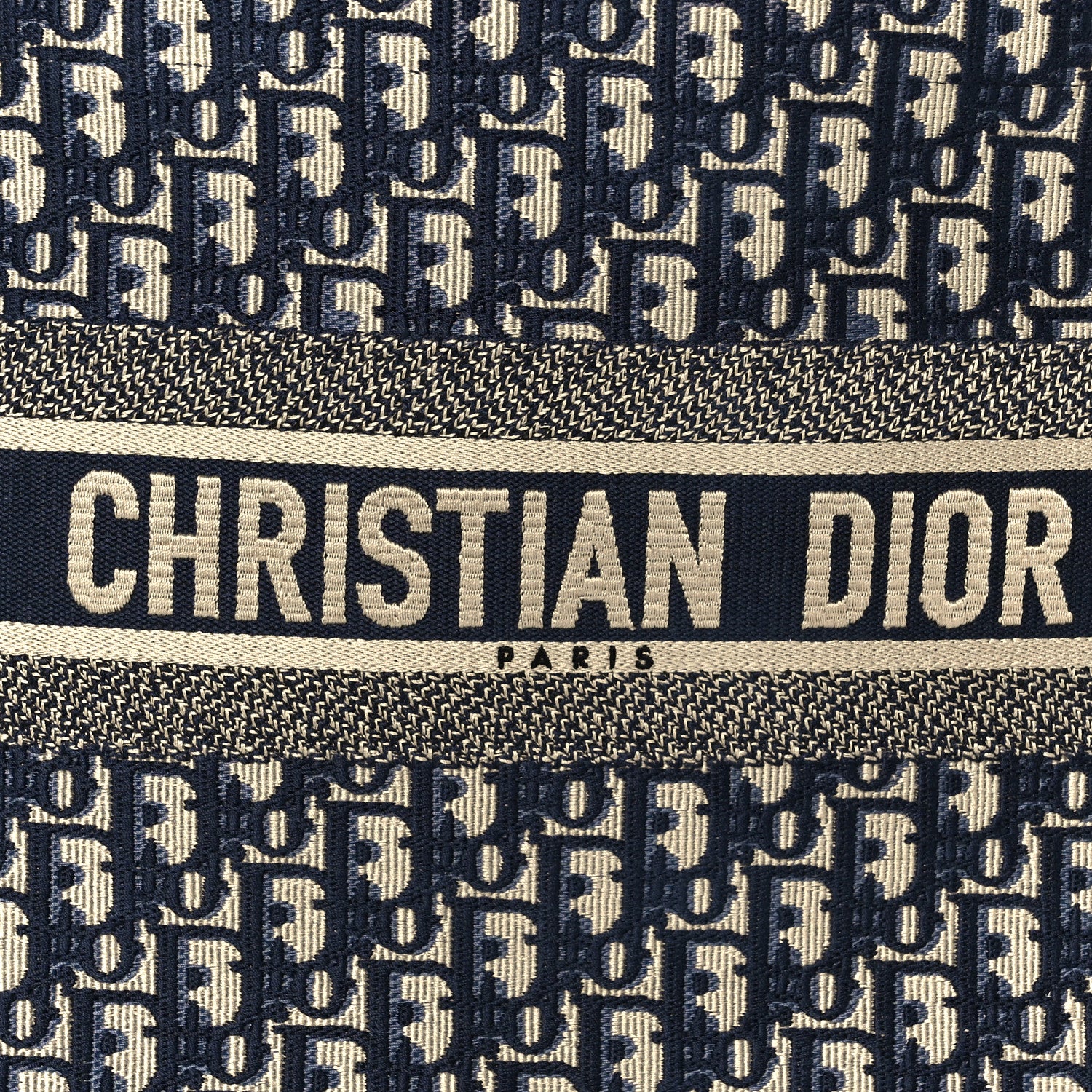 Christian Dior Oblique Medium Book Tote Blue Multicolor 8 of 10