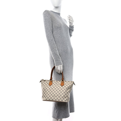 Louis Vuitton LOUIS VUITTON Damier Azur Saleya PM 2 of 15