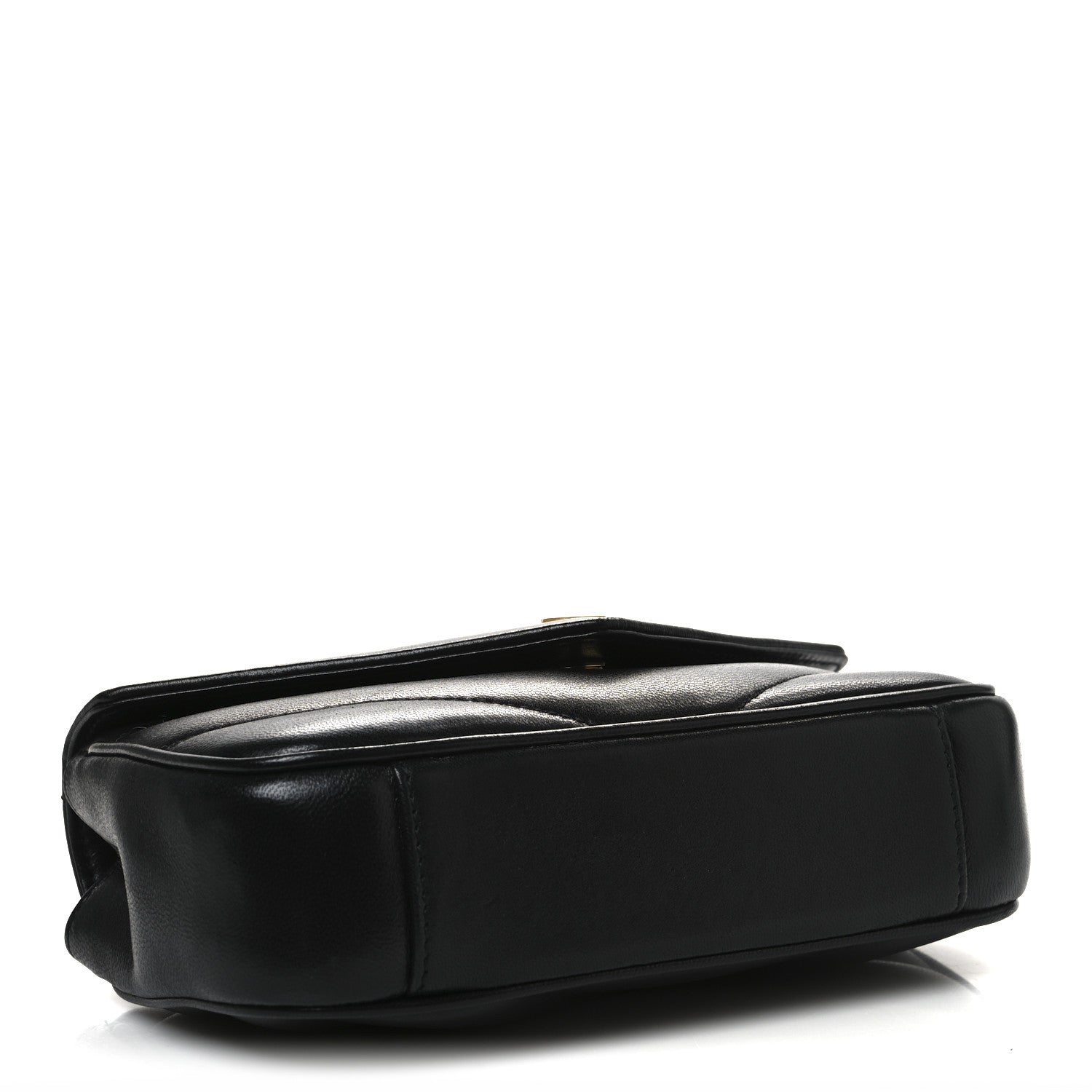 Saint Laurent Lambskin Chevron Quilted Mini Loulou Black 5 of 11
