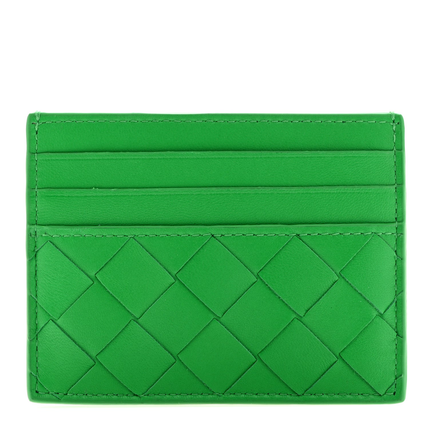 Bottega Veneta Nappa Intrecciato Card Holder Parakeet 1 of 7