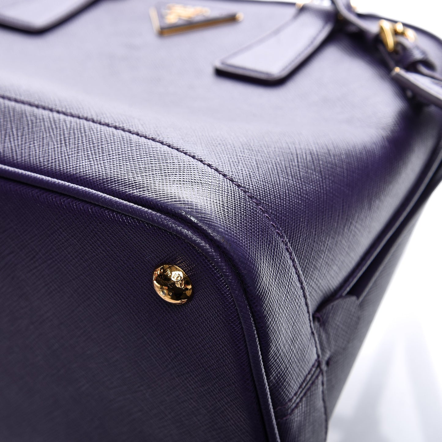 Saffiano Lux Open Promenade Tote Viola