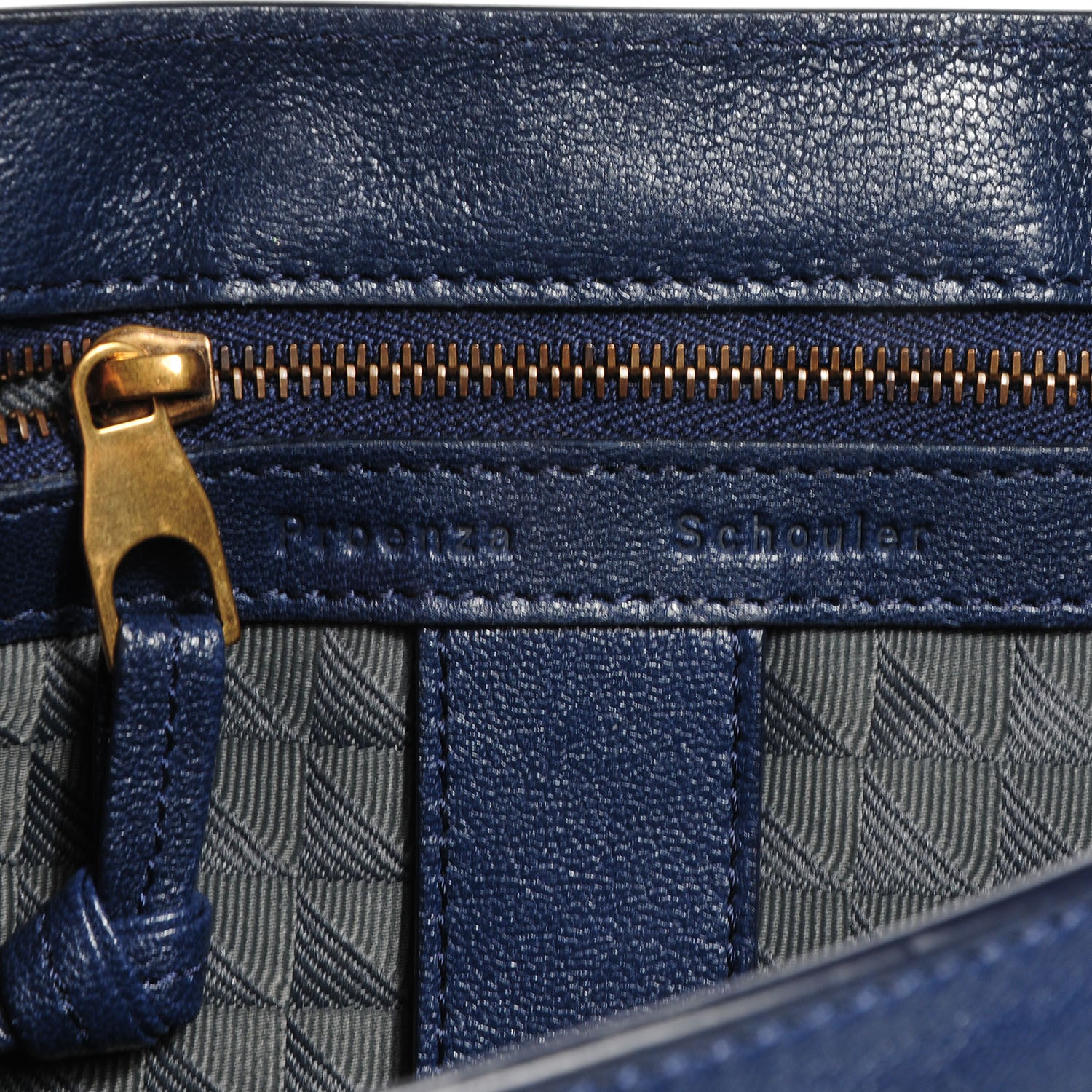 Proenza Schouler Lambskin PS1 Medium Satchel Marine 6 of 12