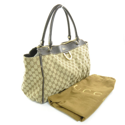 Gucci Monogram D Gold Tote Ebony 3 of 9