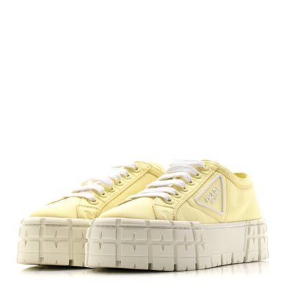 Prada Re-Nylon Gabardine Triangle Logo Double Wheel 50mm Sneakers 38 Narciso 4 of 9