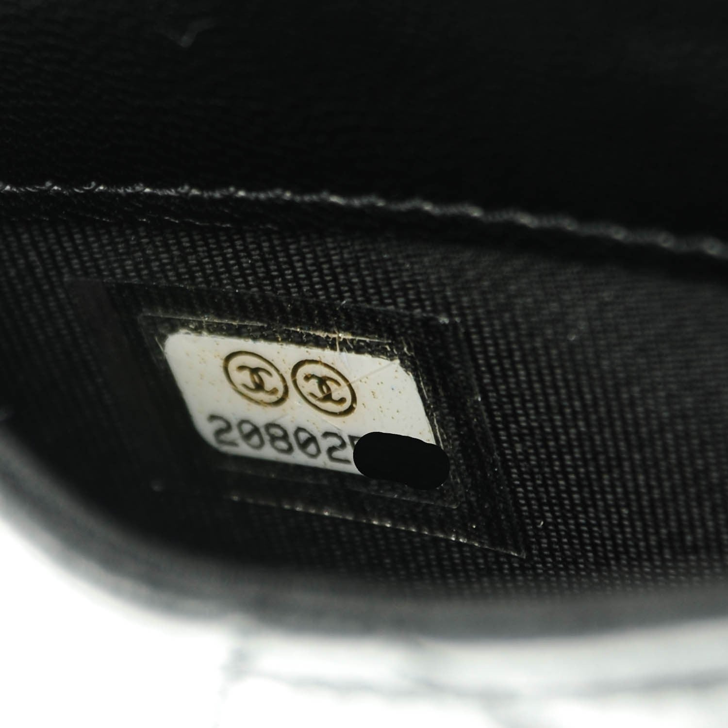 Chanel Lambskin Quilted Flap Card Holder Black 8 of 8