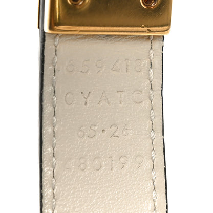 Gucci Calfskin Double G 20mm Belt Black 6 of 6