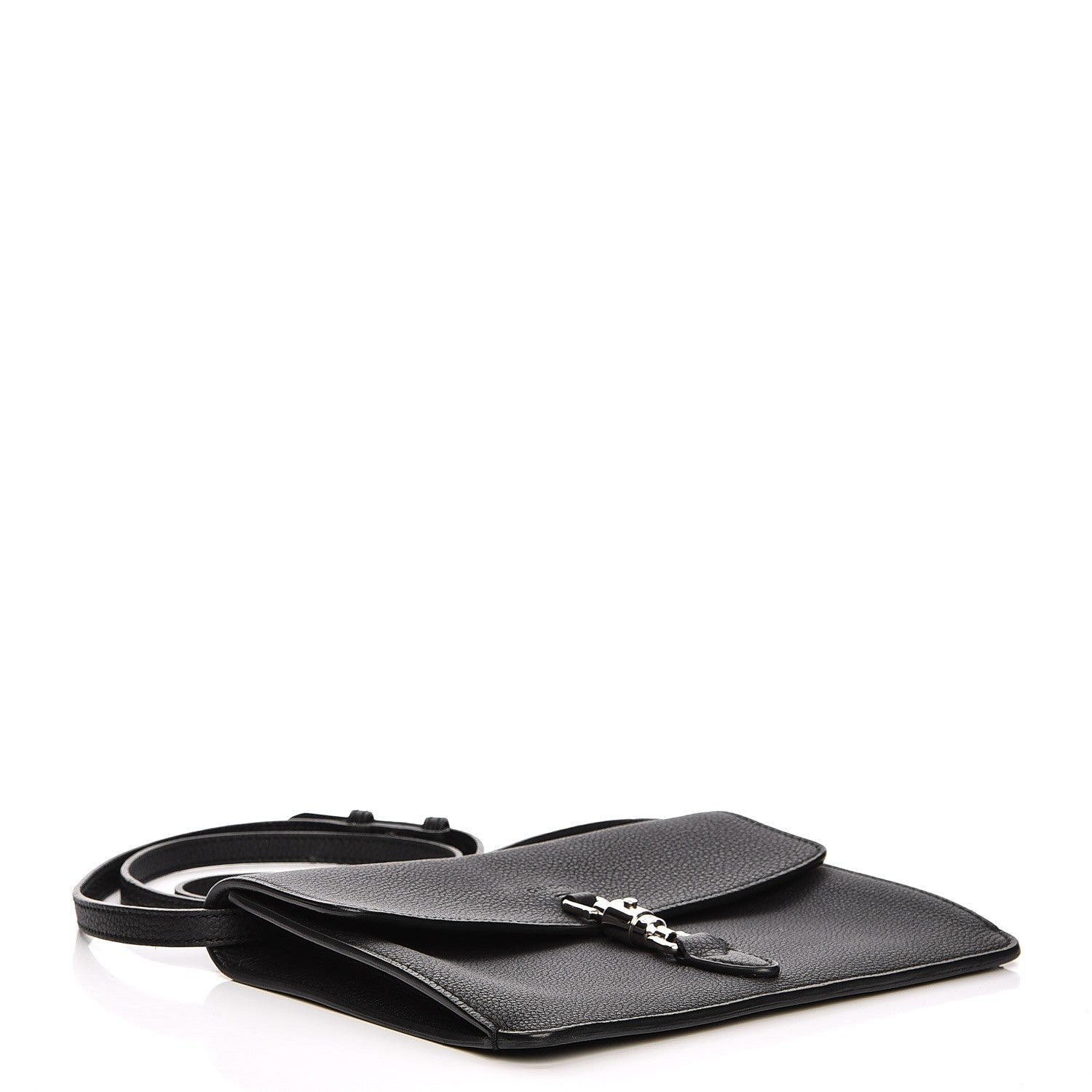 Gucci Grand Prix Calfskin Jackie Convertible Shoulder Bag Black 4 of 8
