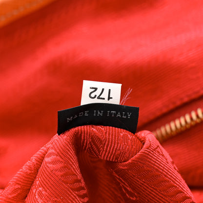 Prada Tessuto Nylon Saffiano Tote Giallo 7 of 13