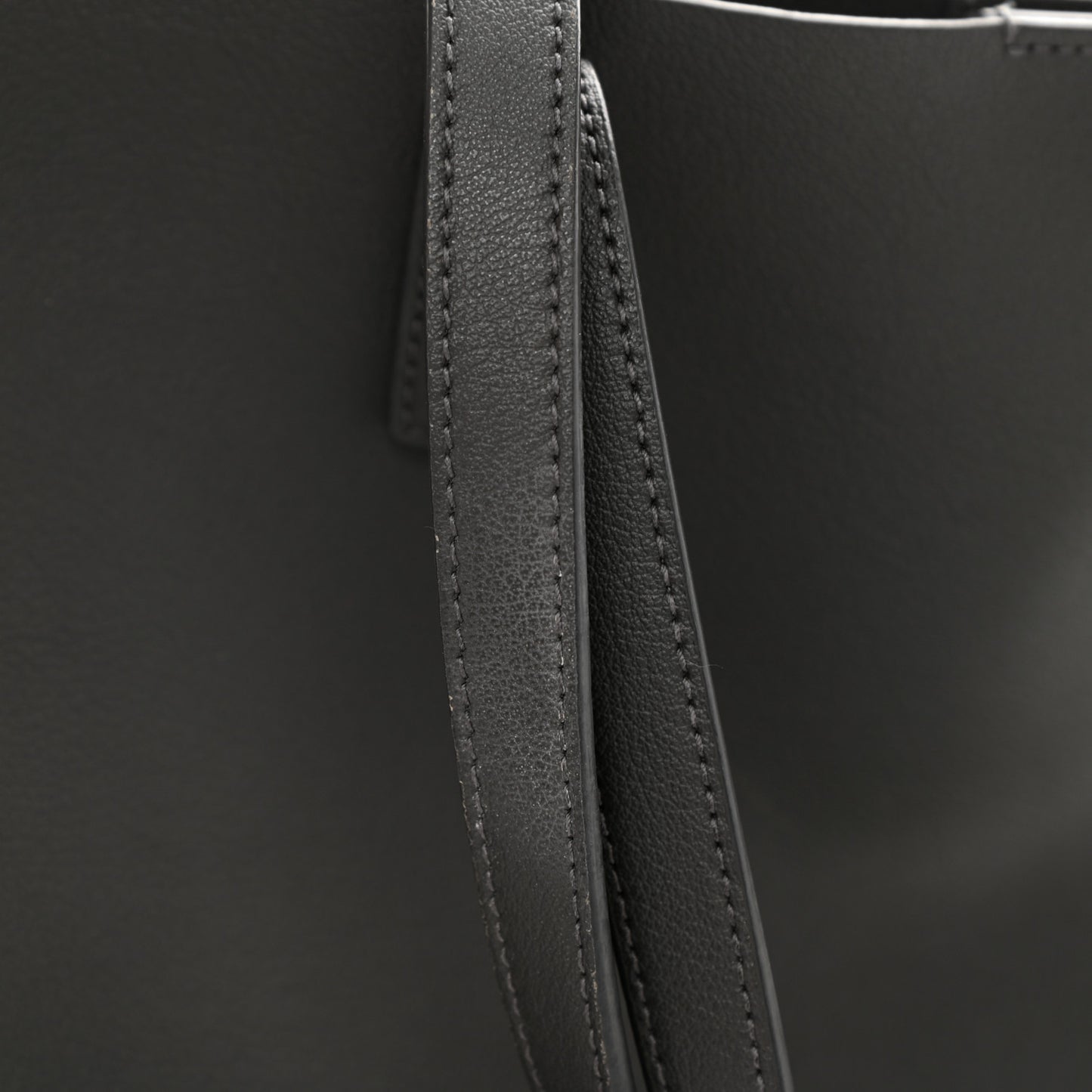 Calfskin North-South Shopping Tote Storm