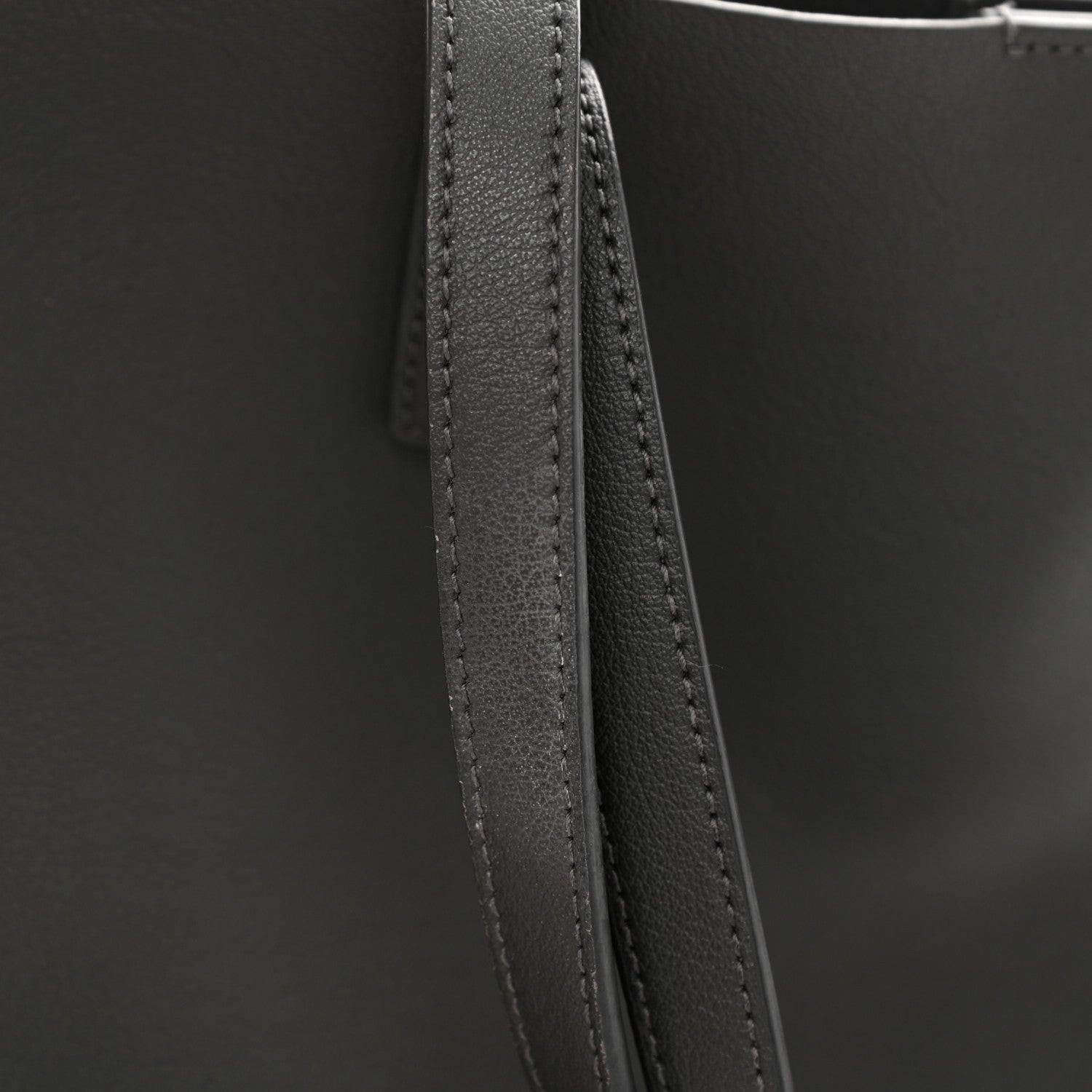 Saint Laurent Calfskin North-South Shopping Tote Storm 11 of 13