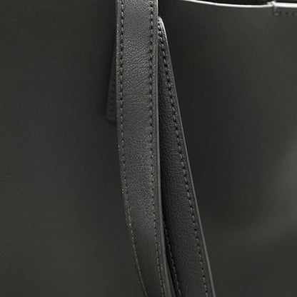 Saint Laurent Calfskin North-South Shopping Tote Storm 11 of 13
