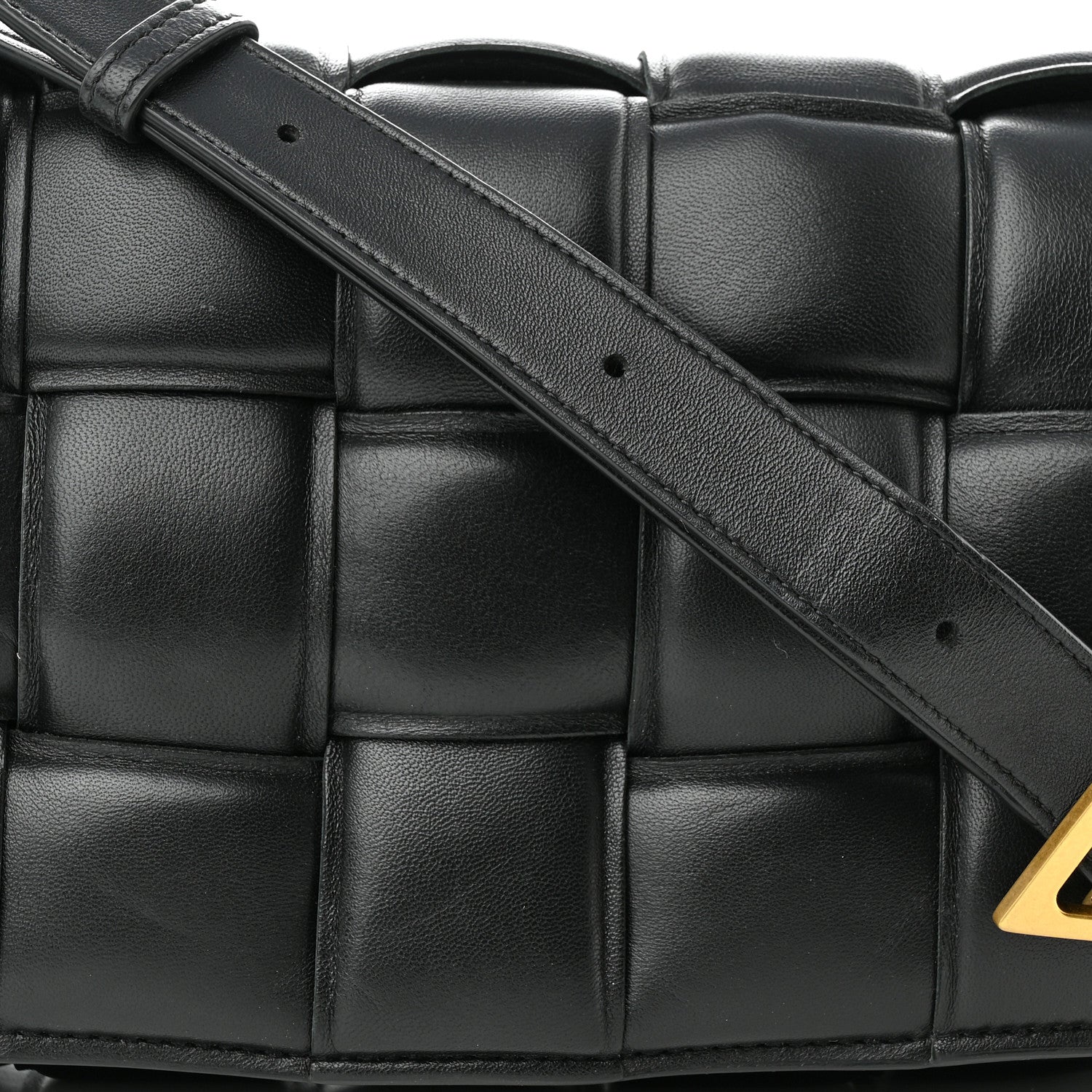 Bottega Veneta Nappa Maxi Intreccio Padded Cassette Crossbody Bag Black 7 of 10