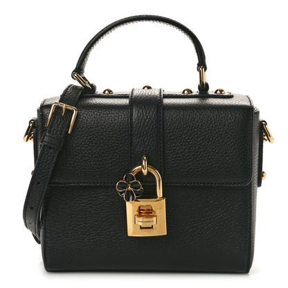 Dolce & Gabbana DOLCE GABBANA Calfskin Miss Bonita Top Handle Bag Black 1 of 10