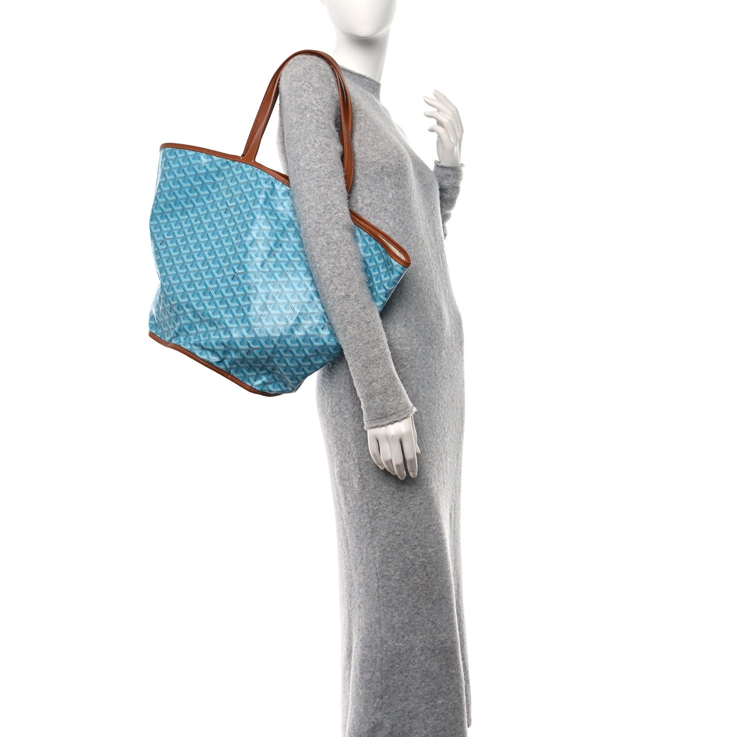 Goyard Goyardine Reversible Belharra Light Blue 2 of 9