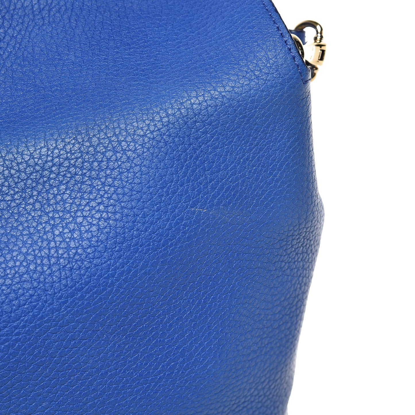 Grainy Calfskin Medium Cale Hobo Brilliant Blue