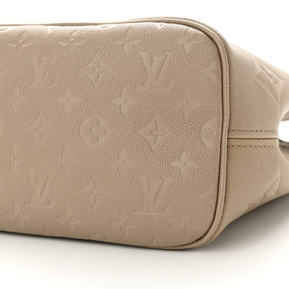 Louis Vuitton Empreinte Monogram Giant Neverfull MM Tourterelle 10 of 14