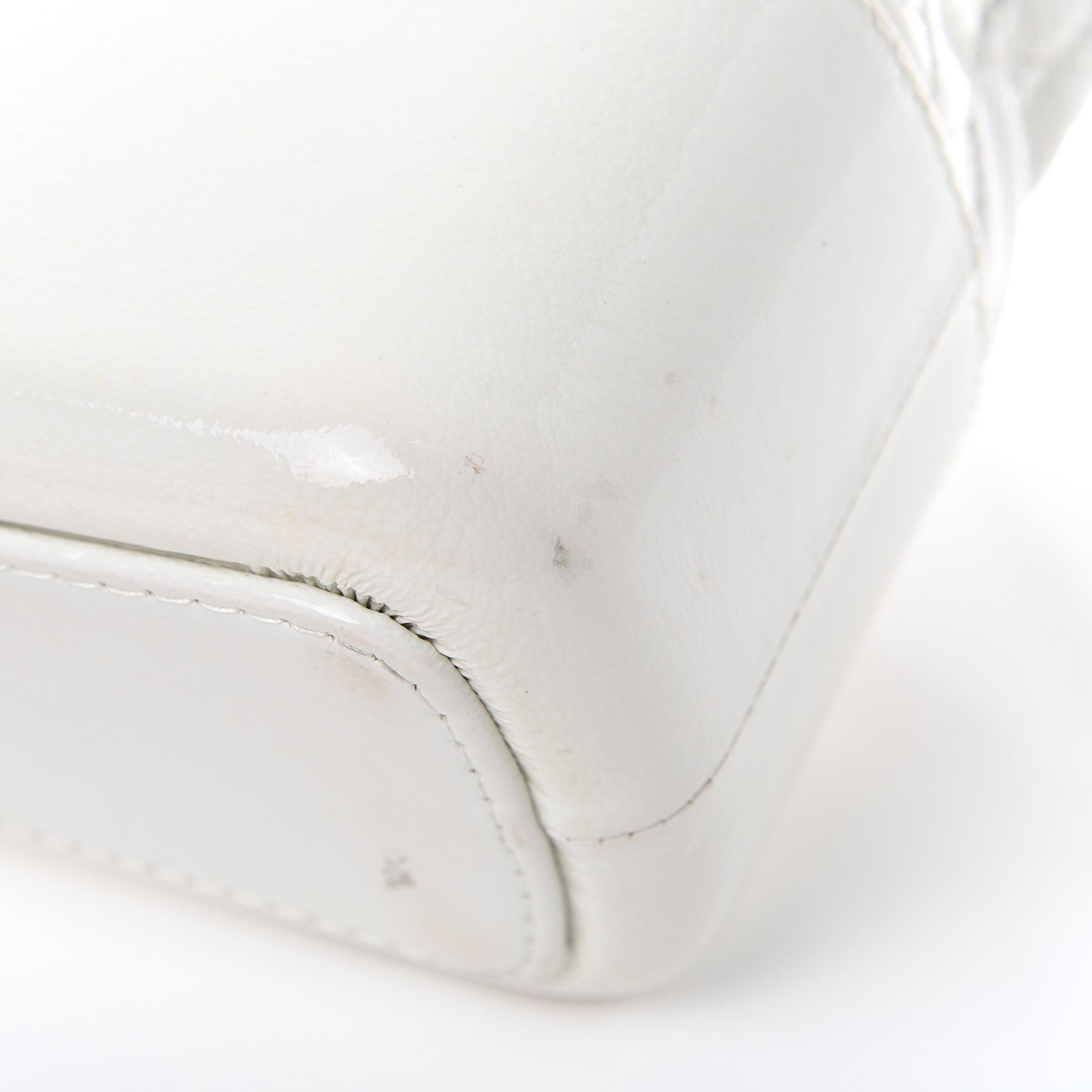 Chanel Aged Calfskin Quilted Medium Gabrielle Hobo White 13 of 18