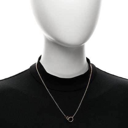 Cartier 18K Yellow Gold Interlocking LOVE Necklace 2 of 5