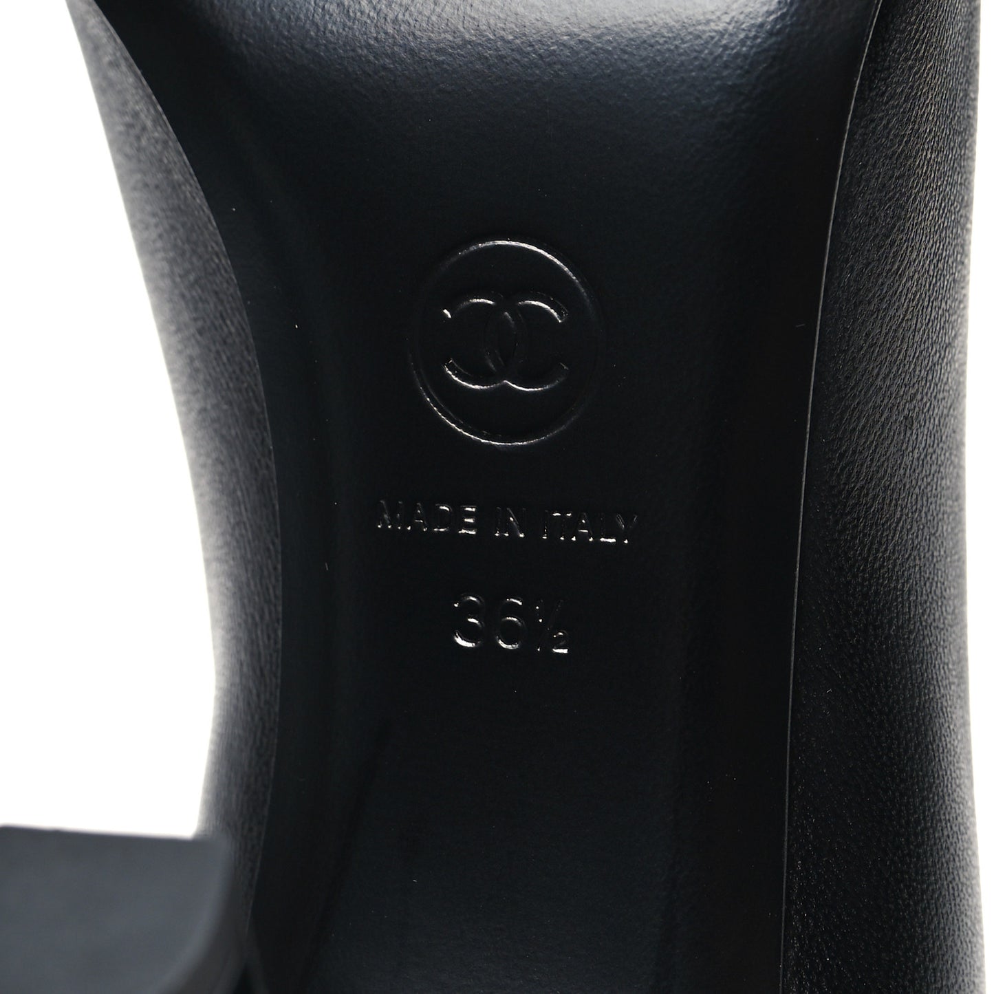 Lambskin Patent Calfskin Ankle Boots 36.5 Black