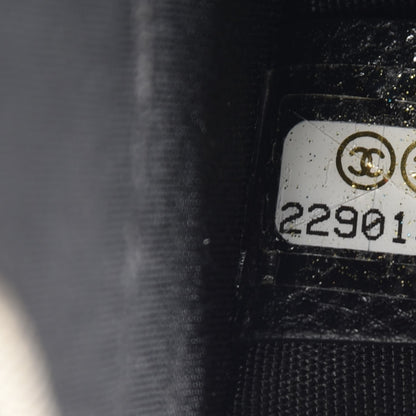 Chanel Caviar Camellia Embossed Key Holder Case Black 7 of 7