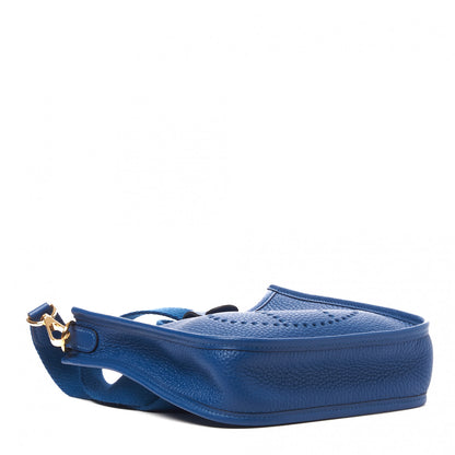 Hermes Taurillon Clemence Evelyne TPM Deep Blue 3 of 8
