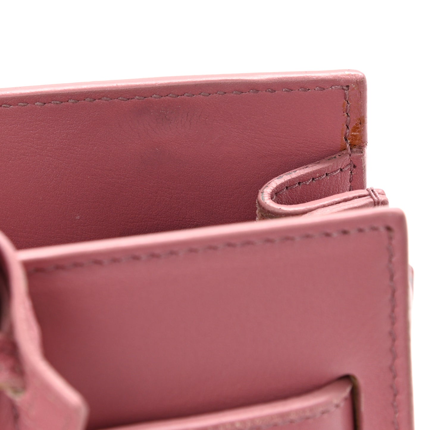 Calfskin Nano Sac De Jour Rose Dark