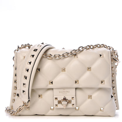 Valentino Garavani Nappa Small Candystud Crossbody Light Ivory 1 of 7