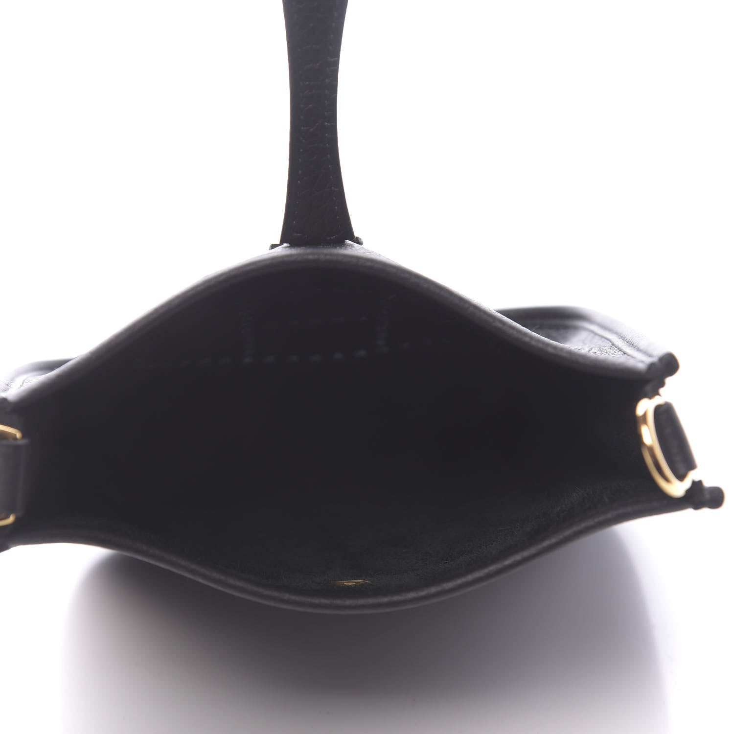 Hermes Taurillon Clemence Evelyne TPM Black 5 of 11