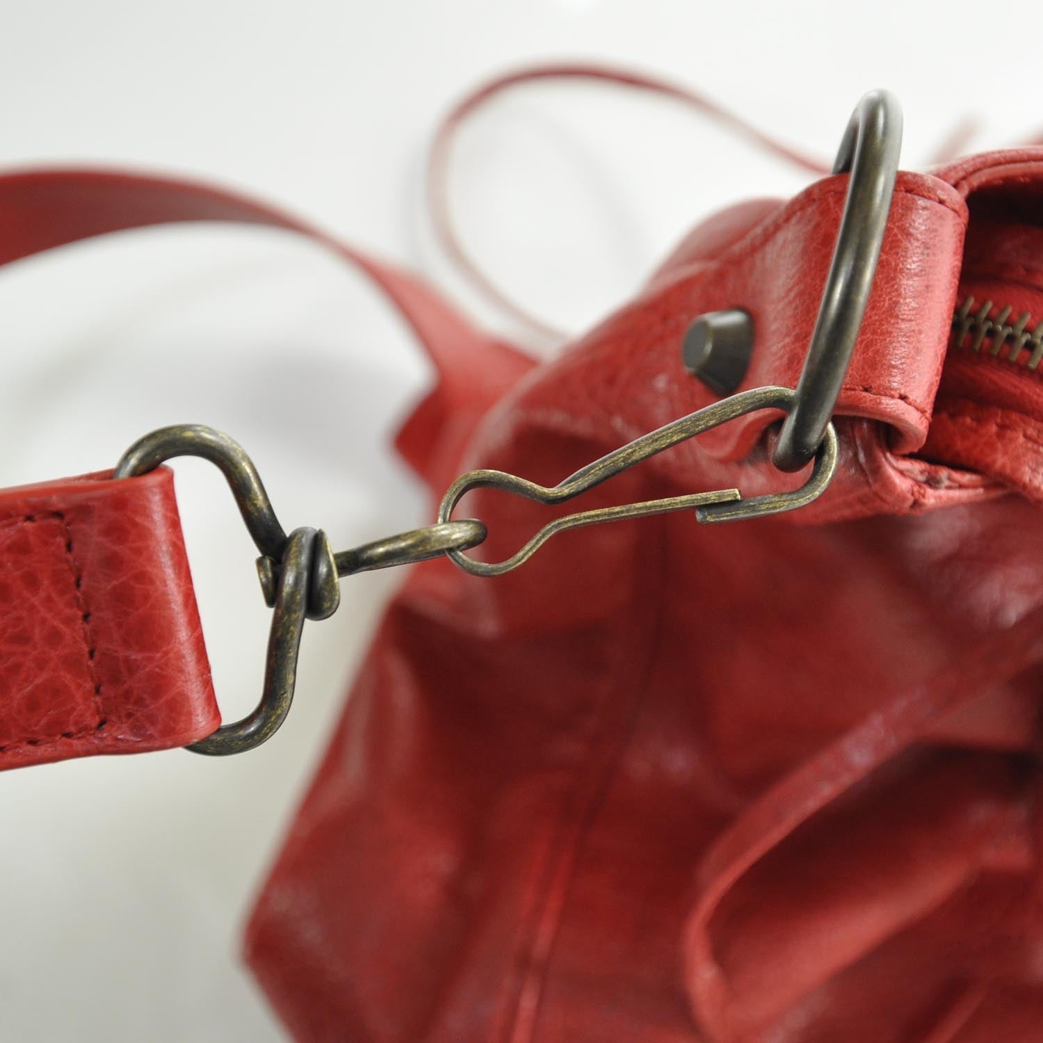 Balenciaga Agneau Classic Hardware Velo Coquelicot 11 of 12