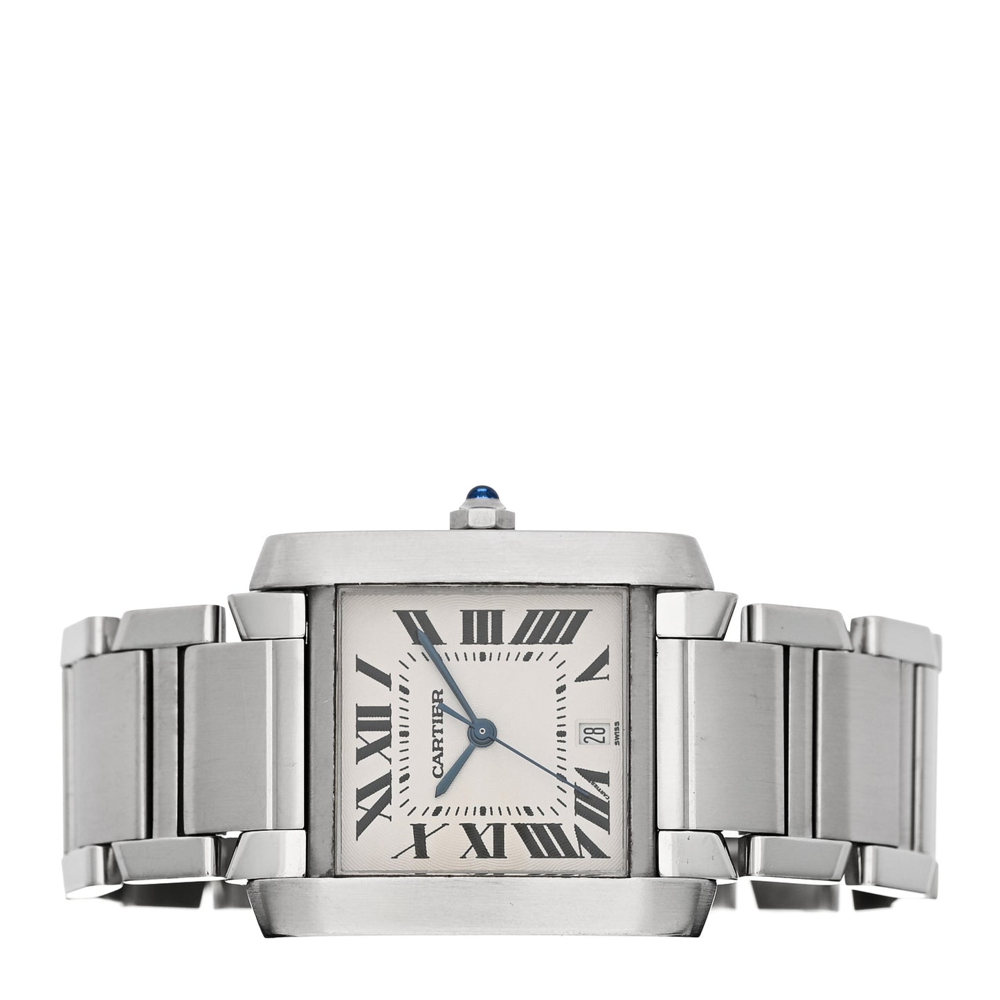 Stainless Steel 28mm Tank Francaise Automatic Watch