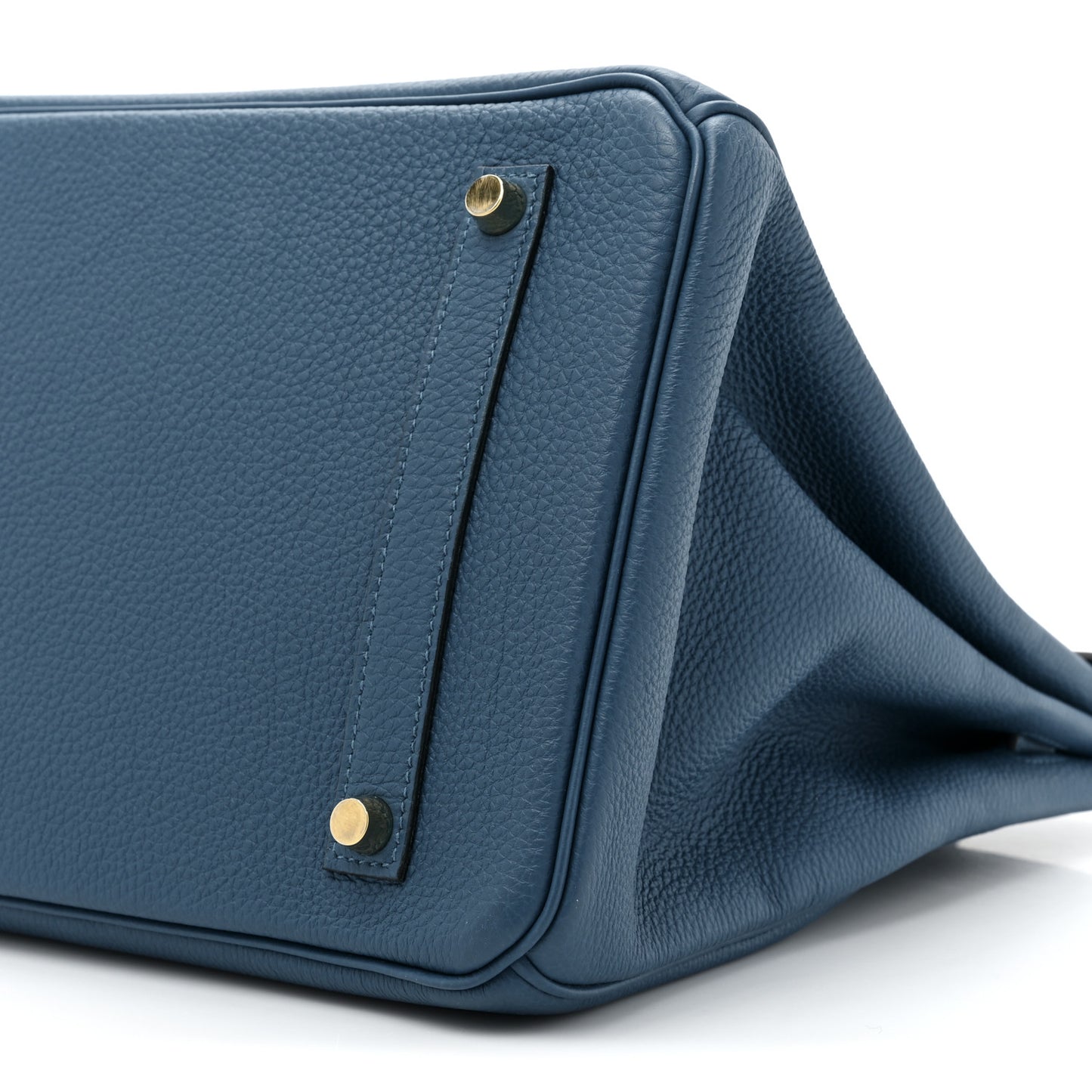 Togo Birkin 35 Bleu de Galice