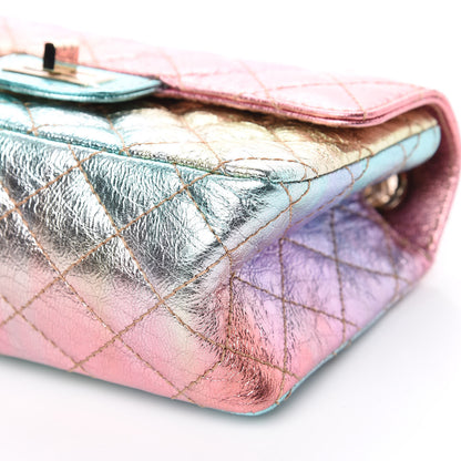 Chanel Metallic Goatskin Quilted Mini 2.55 Reissue Flap Multicolor 8 of 10