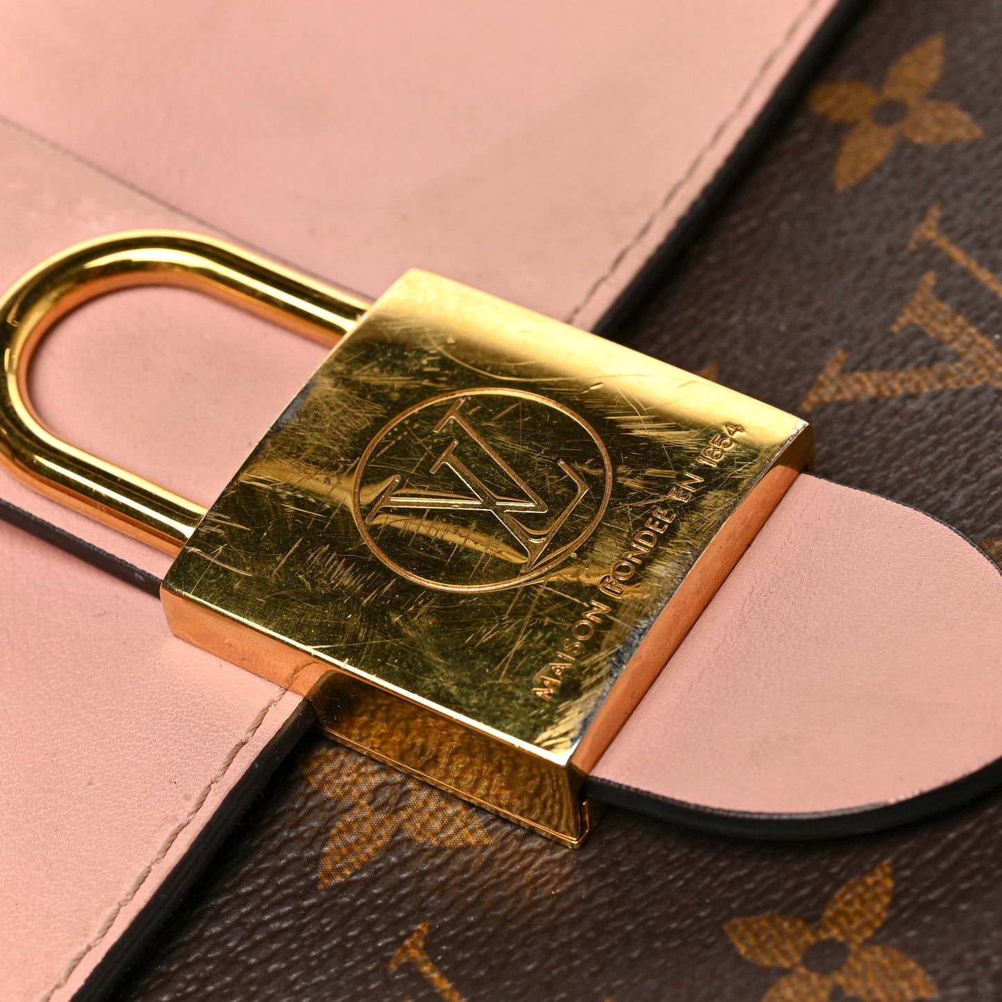 Monogram Locky BB Rose Poudre