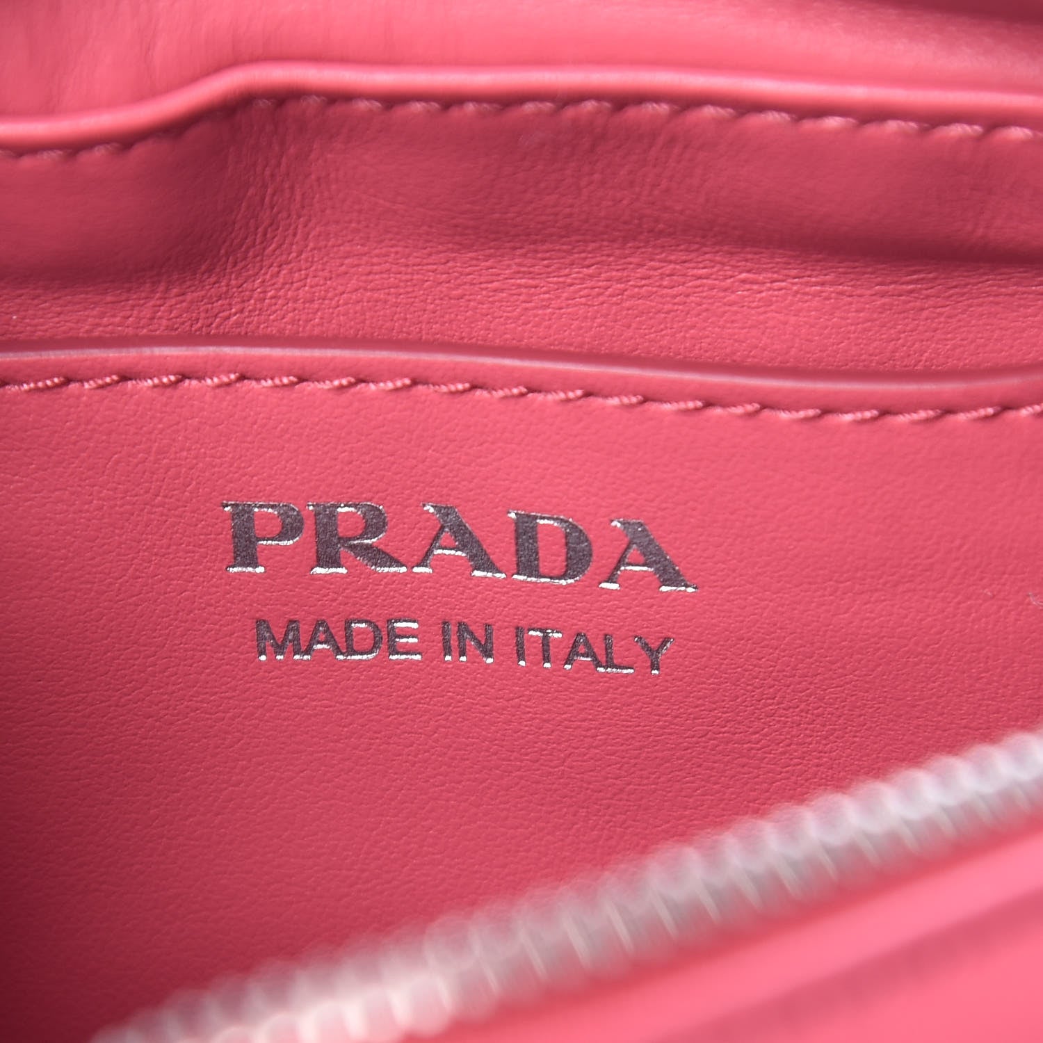 Prada Soft Calfskin Diagramme Crossbody Bag Peonia 6 of 9