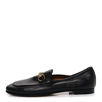 Gucci Calfskin Womens Jordaan Loafers 36 Black 1 of 11