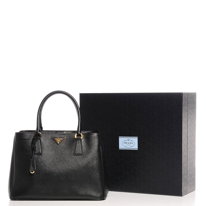 Prada Saffiano Lux Medium Tote Nero Black 4 of 12