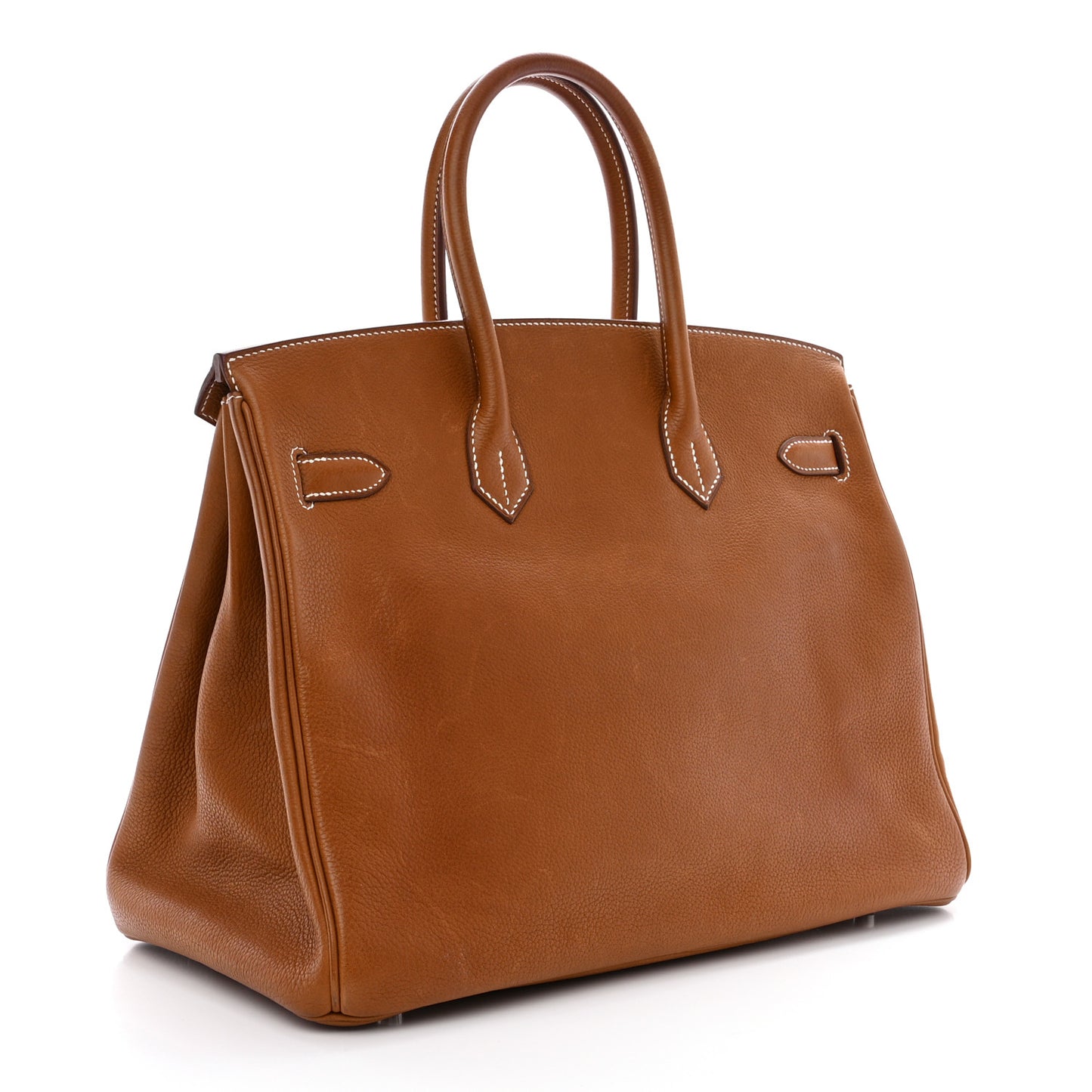 Natural Barenia Faubourg Birkin 35 Fauve