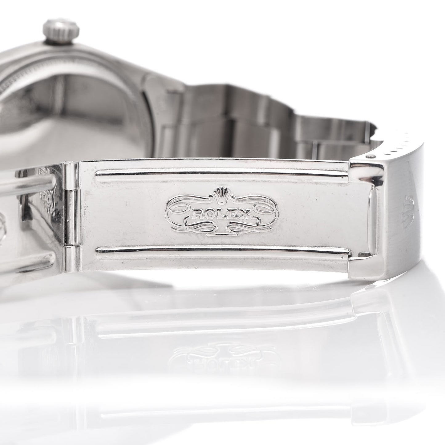 Stainless Steel 31mm Oysterdate Precision Manual Winding Watch White 6466