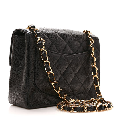 Chanel Caviar Quilted Mini Square Flap Black 3 of 9