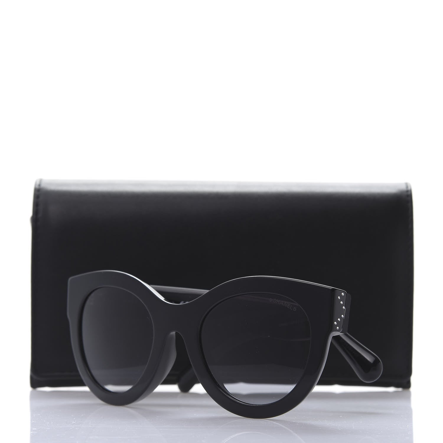 Chanel Crystal CC Sunglasses 5420-B Black 9 of 9