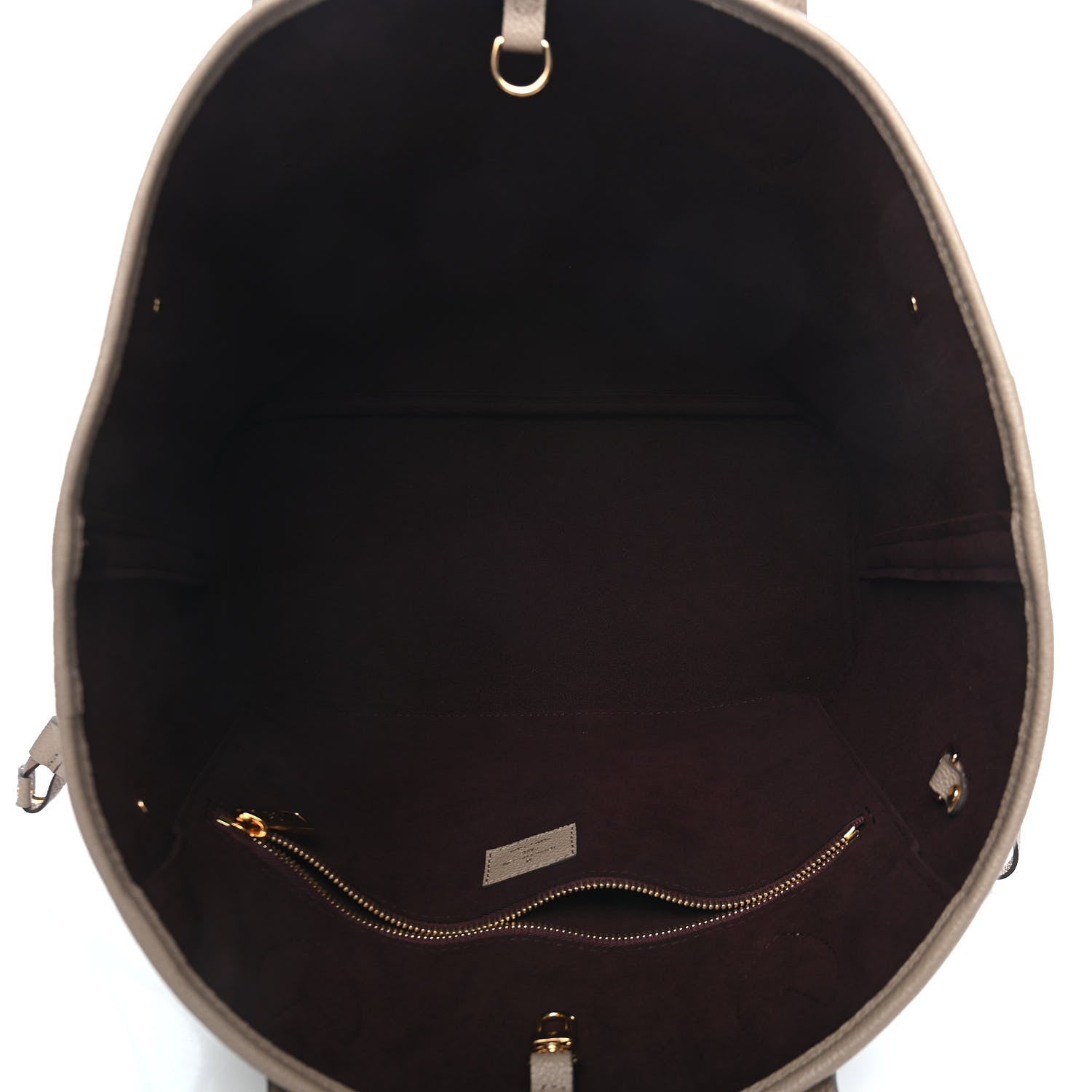 Louis Vuitton Empreinte Monogram Giant Neverfull MM Tourterelle 5 of 9